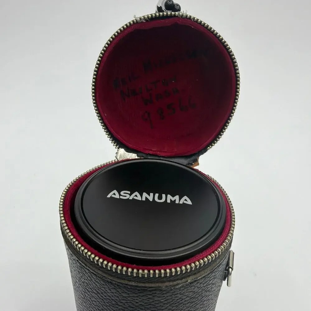 Asanuma Auto-Tele 200mm f/3.5 Manual Focus Lens for Minolta SR M/SR Mount w/Case